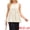 Beige, variant on DARING DIVA Women's Linen Tank Tops Babydoll Sleeveless Shirts Peplum Blouse S White