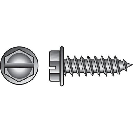 

10 x 0.75 in. Hex Washer Head Sheet Metal Screw Zinc