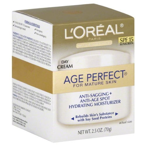 L'Oreal Age Perfect for Mature Skin Day Cream SPF 15 2.50 oz Each
