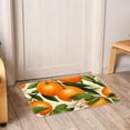 thumbnail image 6 of Tangerine Non-Slip Polyester Door Mat Floor Mats Bath Rugs Machine Washable, 6 of 6