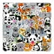 thumbnail image 2 of Pegatinas Panda Koala, 50 piezas, lindas pegatinas de animales de dibujos animados para niños y adolescentes, calcomanía V, 2 of 5