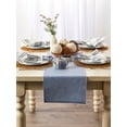 thumbnail image 3 of DII 2-Tone Ribbed Table Runner 13x72", 3 of 5