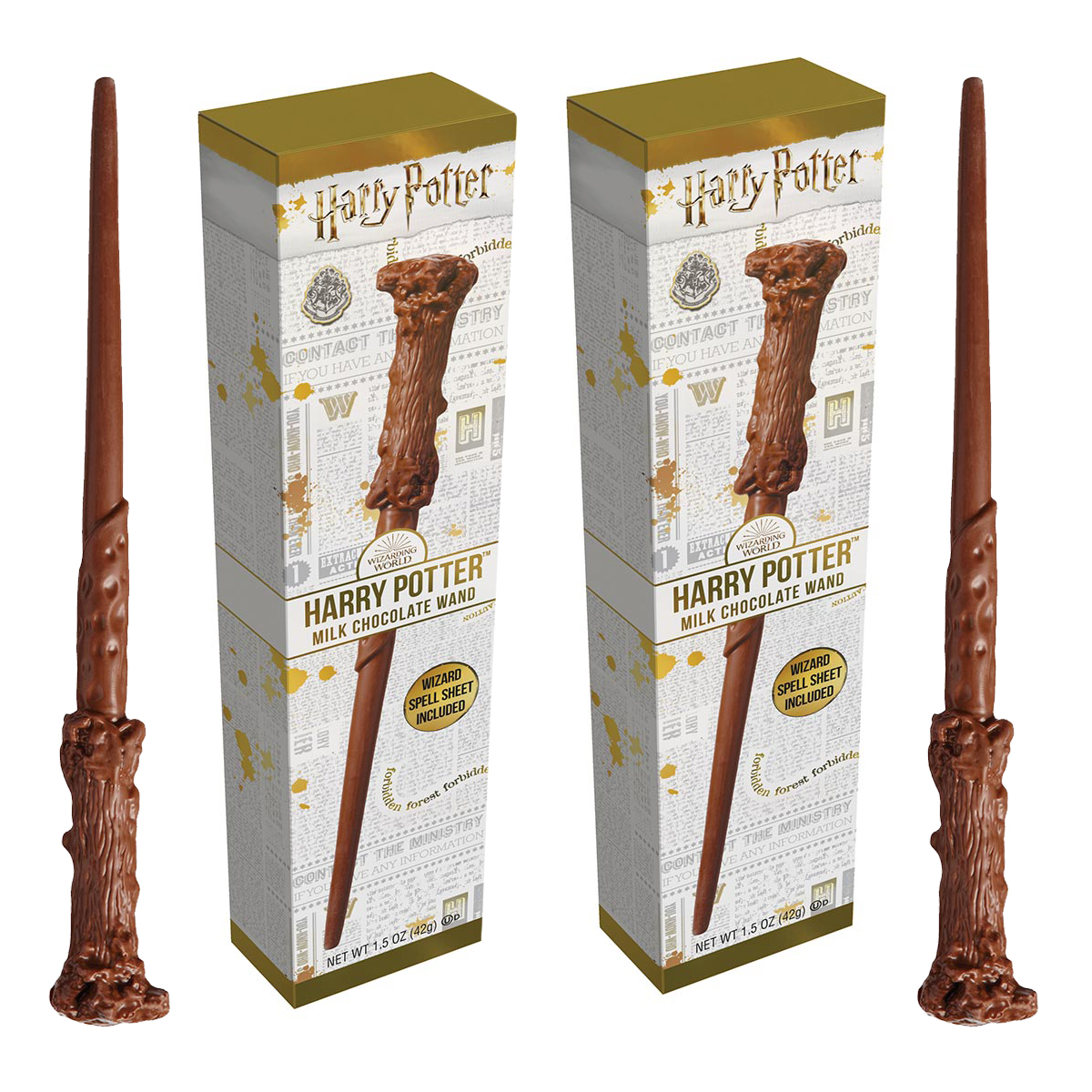 Wizarding World Of Harry Potter Chocolate Wand 2 Pack Set Walmart Com Walmart Com