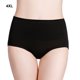 thumbnail image 5 of Guardurnaity Ropa interior femenina de fina mano de obra, elástica y transpirable, bragas de cintura alta, cuerpo de mujer Ropa interior negro 4XL, 5 of 6