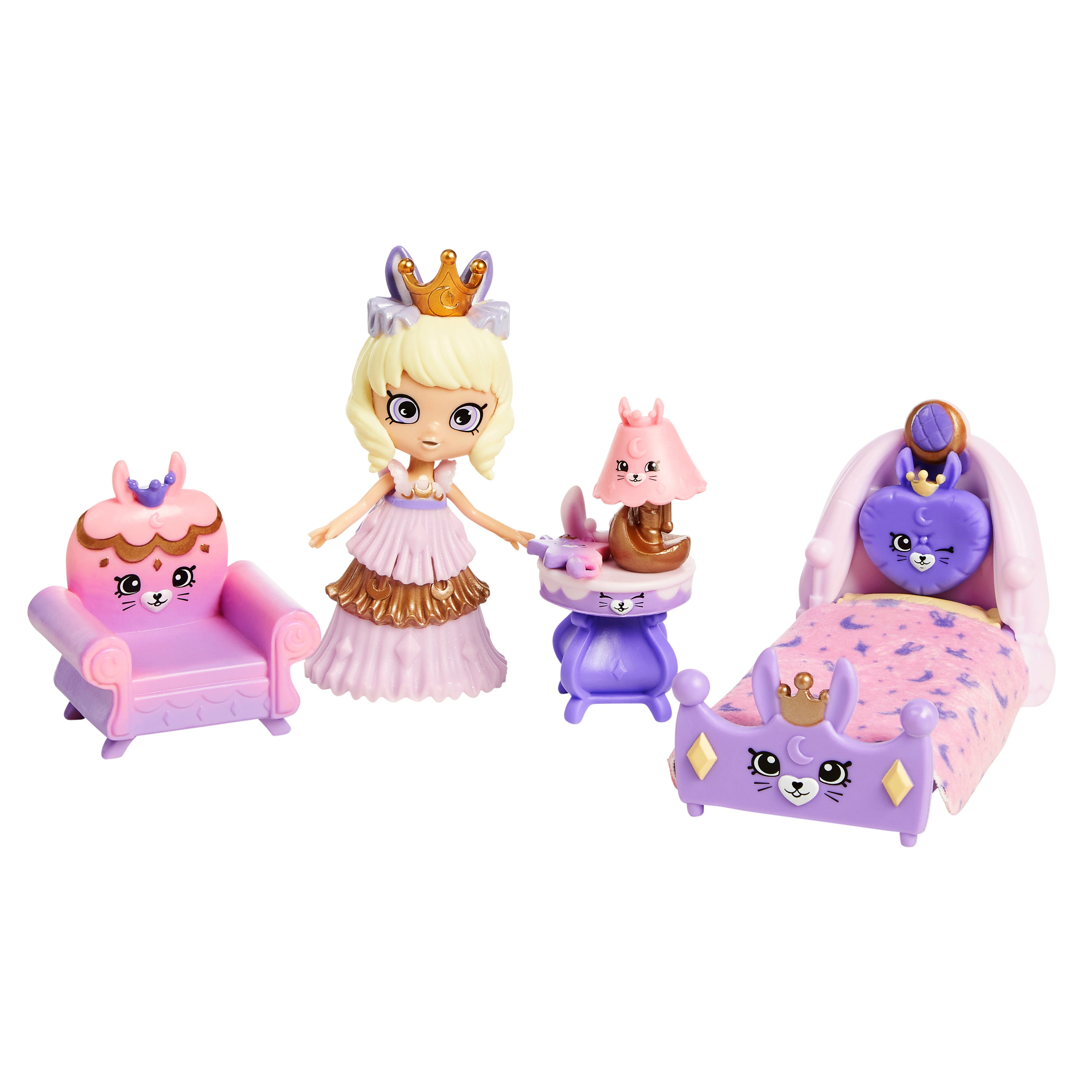 Number_i & King & Prince happyset ！！ Shopkins Happy Places Doll House - Princess & Petkin