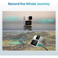 thumbnail image 5 of Xtra Atto Wearable 4K Vlog Camera, 54g Action Camera with Magnetic Mounts, 1/1.3″ Sensor, 220‑Min Max Recording, 5-Min Pre-Recording, Built-in Stabilization, 600MB/s Fast Transfer, Vision Dock Bundle, 5 of 10