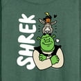 thumbnail image 3 of Shrek - Stacked Characters - Women's Lightweight French Terry Long Sleeve Shirt, 3 of 5