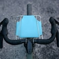 thumbnail image 3 of Metal Bike Basket, Front Rack Carrier Panniers Bag Luggage Shelf Bracket Trunk for Bicycle Part Road Cycling MTB Bicycle Accessories(Blue), 3 of 8