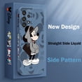 thumbnail image 5 of Disney Mickey Minnie Mouse Phone Case For Samsung A73 A53 A33 A52 A32 A71 A51 A21S A03S A50 A30 5G Liquid Left Rope Funda, 5 of 5