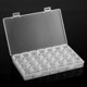thumbnail image 1 of Caja de almacenamiento de plástico ajustable con 28 ranuras, anillos de cue Labymos  estándar, 1 of 7