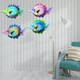 thumbnail image 3 of Apmemiss Clearance Metal Fish Wall Art Decor Beach themed Bathroom Wall Art Decor, themed Wall Decorations for Garden Swimming Pool Home Bathroom Kitchen Bedroom Living Room, 3 of 5