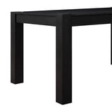 Better Homes & Gardens Bryant 58.5 in Rectangle Solid Wood Construction Dining Table, Charcoal - Walmart.com