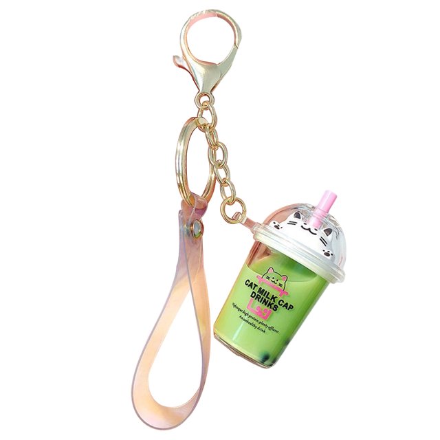 Jumpingount Llavero colgante decorativo llavero decoración monedero mochila llavero decoración impermeable dulce mujer chica regalo Ropa, zapatos y accesorios Miscelánea Verde Jumpingount AP014351-03