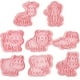 thumbnail image 1 of 8pcs moldes de galletas animales moldes para hornear para hornear estampillas de galletas cortadores de galletas, 1 of 5