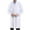 White#2, variant on Iugvhana Professional Lab Coat for Men Women Long Sleeve Lapel Collar Working Coat,Multiple Pockets, Tailored Fit, Button Closing White#1 XL