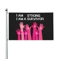 thumbnail image 2 of Breast Cancer Awareness Flag 3x5 Ft Outdoor Indoor With Grommet Garden Yard Banner Decorative Sign, 2 of 6