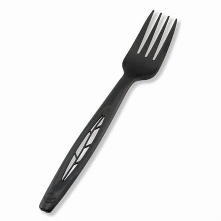 6.5" Heavy Duty Cutlery, Fork, Black, 1000-Count Case