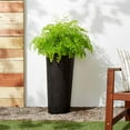 thumbnail image 5 of Arcadia Garden Products PSW S32BK Contempo Tall Round Planter, 13 by 13 by 28-Inch, Black, 5 of 5