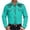 Blue, variant on European Western Denim Pattern Printed Men Casual Loose Comfortable Foreign Trade Business Lapel Long Sleeved Shirt Brown 3XL