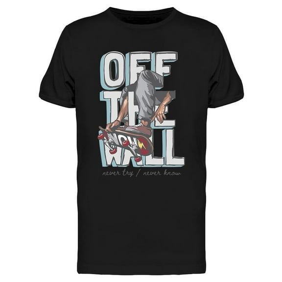 Off The Wall  T-Shirt Men -Image by Shutterstock, Male x-Large