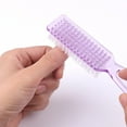 thumbnail image 5 of Ankoty for Nail Art Clearance! Nail Brush Nail Brush Hand Fingernail Scrub Cleaning Brushes for Toes and Nails Cleaner Pedicure Scrubbing Tool Kit for Men and Women 1X Nail Brush A, 5 of 6