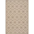 thumbnail image 1 of Safavieh Courtyard Brown Indoor Outdoor Rug - 4' x 5'7", 1 of 5