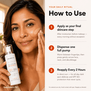 Mesoderm RX SPF 50+ Tinted Sunscreen for Face – Broad Spectrum UVA/UVB Protection – Lightweight Daily Facial Sunscreen – 50 mL