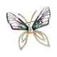 thumbnail image 3 of Broche de mariposa, broches de diamantes de imitación para mujer, accesorios de disfraz, broche, insignia, Pin de solapa de Animal para ropa, bufanda, Púrpura, 3 of 8