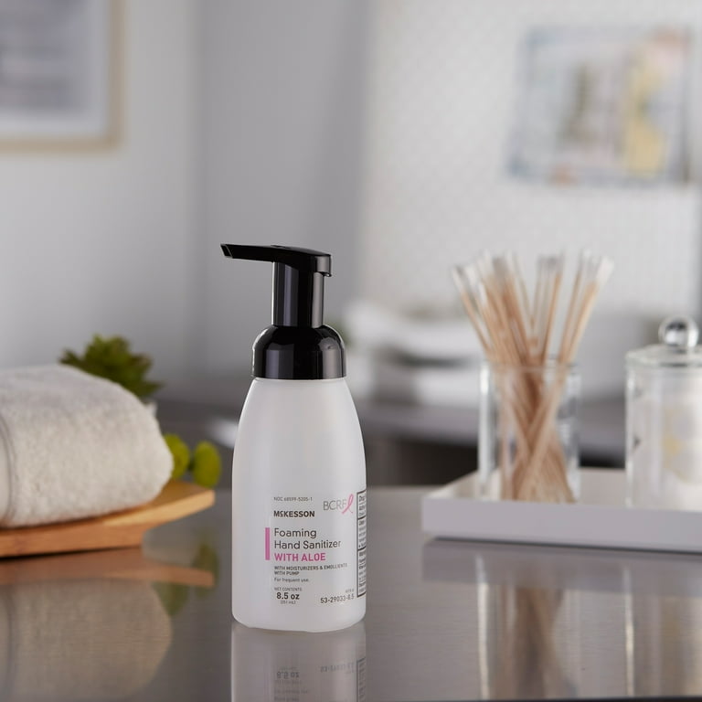 McKesson Foam Hand Sanitizer with Aloe, BCRF Edition - 8.5 oz Pump