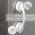 thumbnail image 2 of Super Power Suction Cup Handle, Helper Grip Handrail Puller for Bathroom, Shower, Cabinet, Mini Fridge (White), 2 of 5