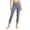 Dark Gray, variant on Women's High Waisted Tummy Control Capri Leggings, Solid Color Stretch Base Layer Pants, Plus Size Soft Modal Lounge Bottoms for Summer Inner Wear and Yoga
