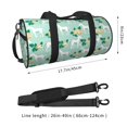 thumbnail image 4 of Fotbe Horse And Flower Pattern Foldable Sports Gym Bag with Wet Dry Pocket, Ultralight Travel Bag, Large Capacity Duffel Bag, Splash Proof Carry on Bag, Overnight Bag, Weekender Bag, 4 of 8