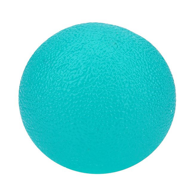 Pelota de silicona con agarre para masajes para ejercitar la fuerza de los dedos de las manos para culturistas y trabajadores informáticos (verde 35)