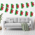 thumbnail image 2 of G128 Wales Welsh Bunting Banner | Flag 8.2 x 5.5 Inch, Full String 33 Feet | Printed 150D Polyester, Decorations For Bar, School, Festival Events Celebration, 2 of 7