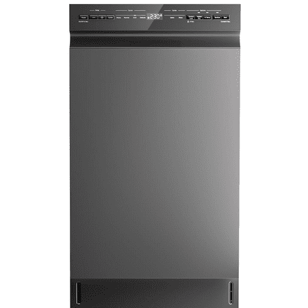 Midea Built-in Dishwasher with 8 Place Settings  6 Washing modes  Stainless Steel Tub  Heated Dry  Energy Star  MDF18A1ABB  Black