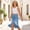 Blue, variant on FSYBOA Girls Denim Skirt, School Casual Mid Length Summer Kids Jean Skirt Blue Size 6T