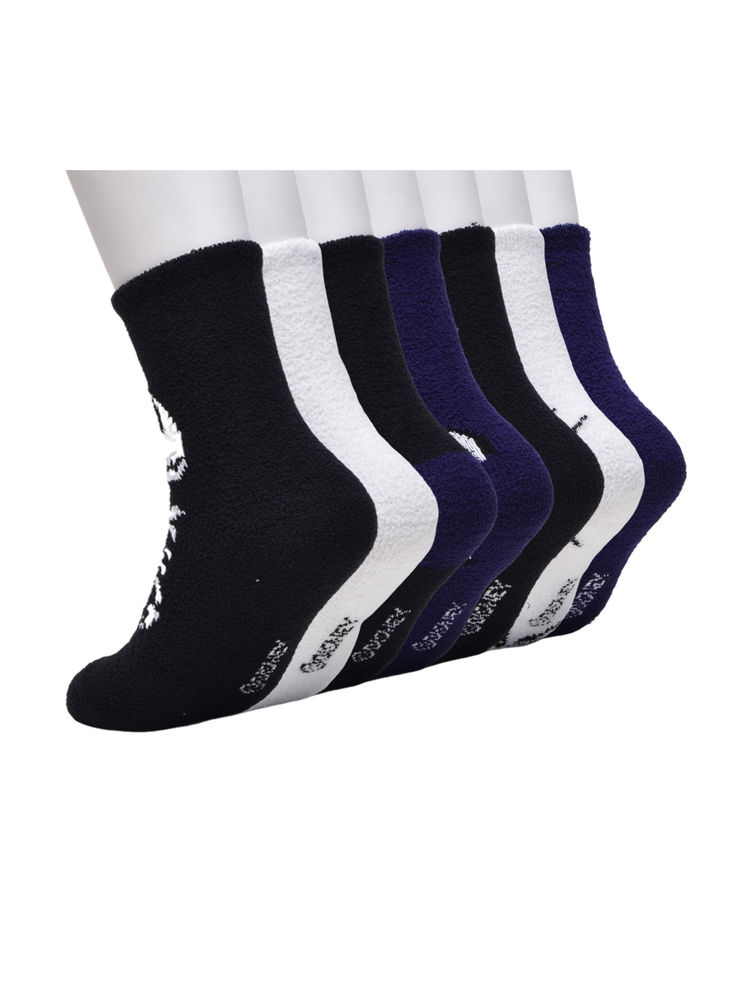 Disney NBC Womens 7-Pack Box Set Low Cut Cozy Socks, Shoe Size 4-10
