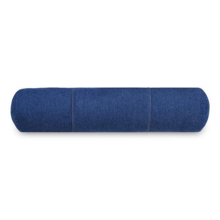 Karin Maki 09009500040KM Denim Jumbo Bolster Pillow, Blue