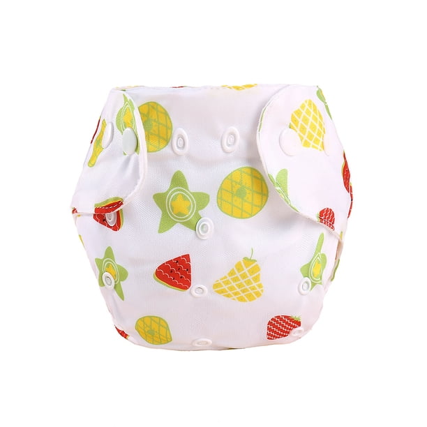 Pañal para bebé Pantalones de pañal con botones a presión estampados para bebé Pantalones de pañal para niños de talla grande Pantalones de pañal para bebé