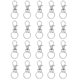 thumbnail image 1 of WORGEOUS 100 sets Hebillas para perros DIY Llavero Accesorios Conectando Hebillas Anillos de llave, 1 of 7