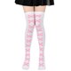 thumbnail image 1 of Nvzi pares de medias largas hasta el muslo para Halloween, medias por encima de la rodilla, calcetines para festivales de cosplay, hueso blanco y rosa, 1 of 3