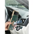 thumbnail image 5 of Ultra-Thin Case Apply to Samsung Galaxy Z Flip 3,Soft TPU Electro-Plating Bumper Design with Ring Buckle Holder with Magnetic Suction Car Function Full Protection Phone Cover (Green), 5 of 11
