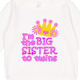 thumbnail image 3 of Inktastic I'm the Big Sister to Twins. Toddler Sweatshirt, 3 of 4