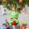 thumbnail image 3 of CSChome Christmas Pendant Decorations Christmas Tree Pendant Snowman Shape Good Detail Colorfast Hanging Home Decor New Year Gift Ornament (Car), 3 of 6