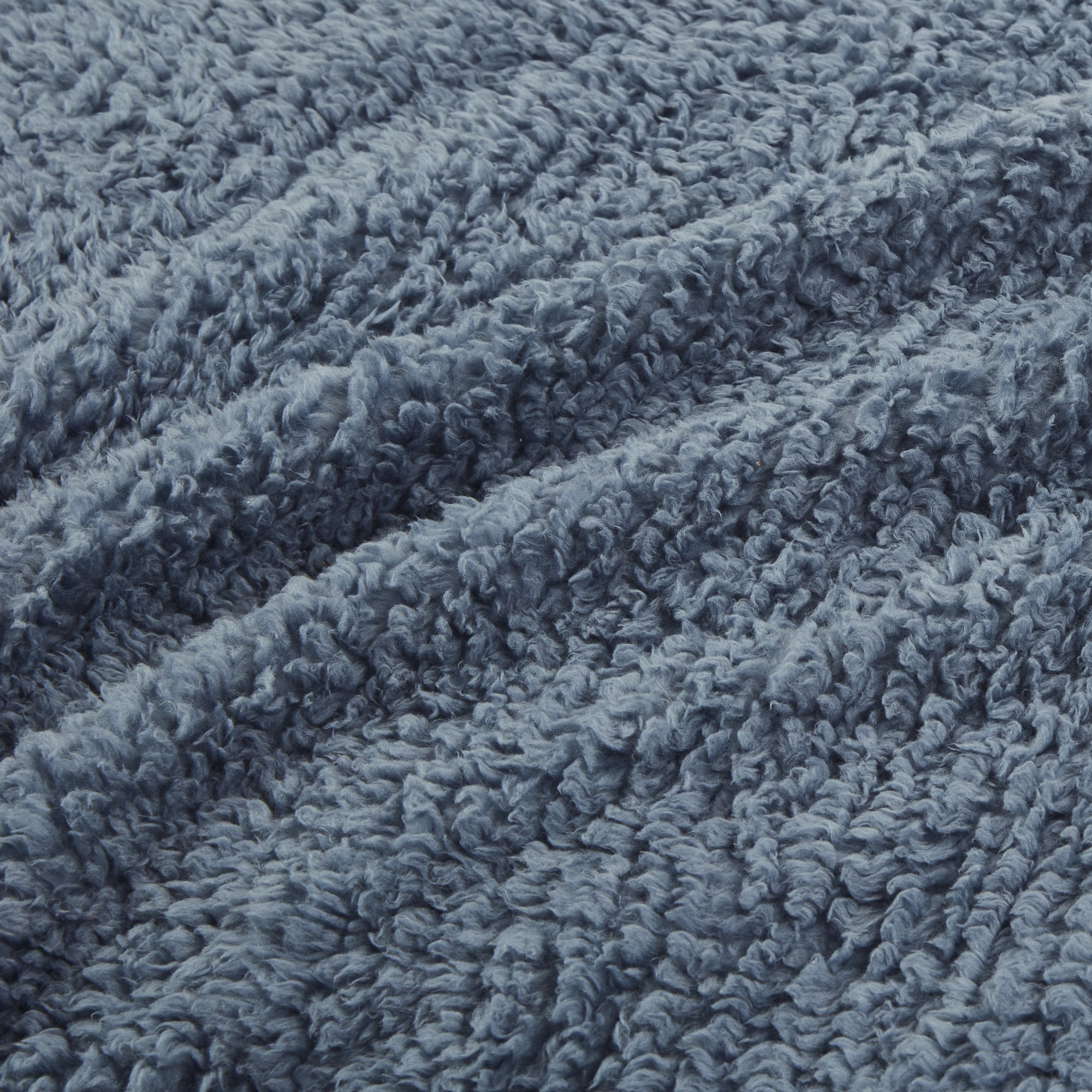 Woolrich Burlington Berber Blanket, King, Blue