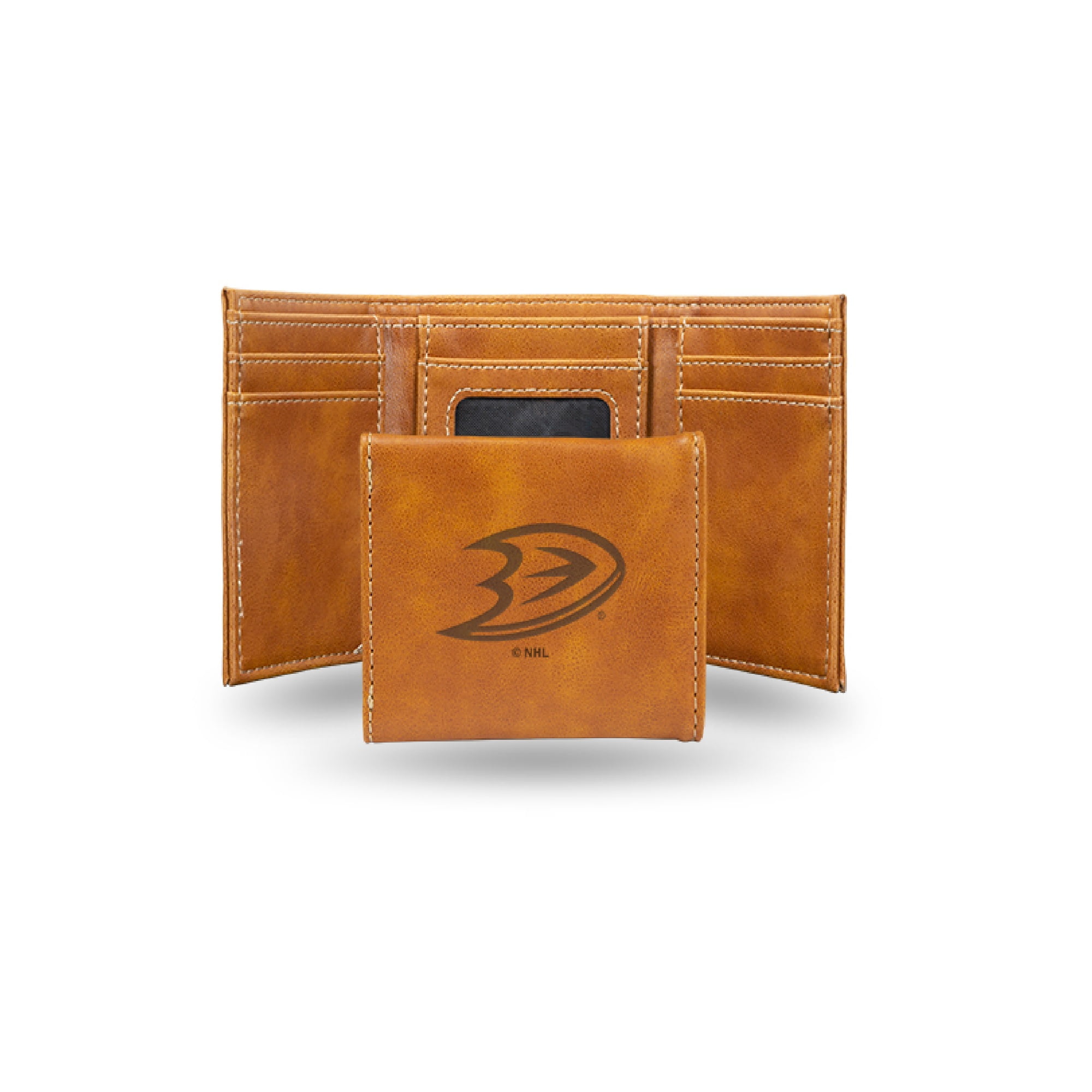 Rico Industries Bears Premium Leather Front Pocket Wallet 