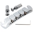 thumbnail image 3 of Musiclily Pro 18mm String Spacing Zinc Alloy 4-String Bass Tailpiece, Chrome, 3 of 5