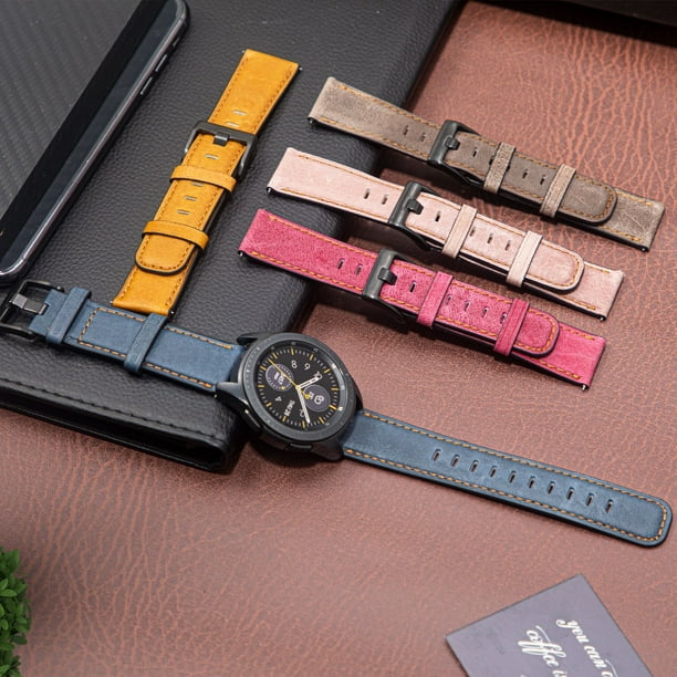 Galaxy watch 46mm leather band sales