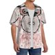 thumbnail image 2 of Balery Dreamcatcher With Owl Camisa Casual de Manga Corta con Botones para Hombre, Texturizada, Estilo Cubano, para Playa, Verano-3X-Large, 2 of 5