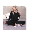 thumbnail image 6 of Purcoar Women's Pajamas Set for Women 2 Piece Sleepwear Loungewear Long Sleeve Pjs Sets, 6 of 9